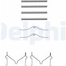 Delphi | Zubehörsatz, Scheibenbremsbelag | LX0211