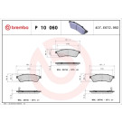 Brembo | Bremsbelagsatz, Scheibenbremse | P 10 060 Brembo | Bremsbelagsatz, Scheibenbremse | P 10 060