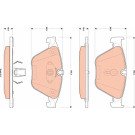 TRW | Bremsbelagsatz, Scheibenbremse | GDB1854 TRW | Bremsbelagsatz, Scheibenbremse | GDB1854