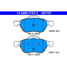 ATE | Bremsbelagsatz, Scheibenbremse | 13.0460-7157.2 ATE | Bremsbelagsatz, Scheibenbremse | 13.0460-7157.2