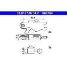 ATE | Zubehörsatz, Feststellbremsbacken | 03.0137-9704.2