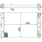 Mahle | Kühler, Motorkühlung | CR 343 000S