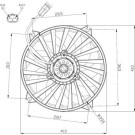 NRF | Lüfter, Motorkühlung | 47962