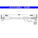 ATE | Bremsschlauch | 24.5113-0209.3