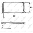 NRF | Kühler, Motorkühlung | 58928