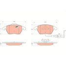 TRW | Bremsbelagsatz, Scheibenbremse | GDB1550