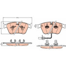 TRW | Bremsbelagsatz, Scheibenbremse | GDB2177 TRW | Bremsbelagsatz, Scheibenbremse | GDB2177
