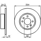 BOSCH | Bremsscheibe | 0 986 478 390