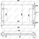 NRF | Kühler, Motorkühlung | 519505