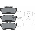 Textar | Bremsbelagsatz, Scheibenbremse | 2526201 Textar | Bremsbelagsatz, Scheibenbremse | 2526201