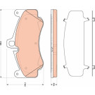 TRW | Bremsbelagsatz, Scheibenbremse | GDB1817 TRW | Bremsbelagsatz, Scheibenbremse | GDB1817