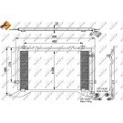 NRF | Kondensator, Klimaanlage | 35240