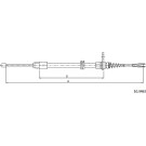 Metzger | Seilzug, Feststellbremse | 10.9463