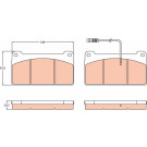 TRW | Bremsbelagsatz, Scheibenbremse | GDB5074 TRW | Bremsbelagsatz, Scheibenbremse | GDB5074