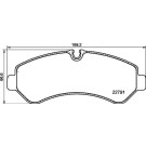 Brembo | Bremsbelagsatz, Scheibenbremse | P 50 150 Brembo | Bremsbelagsatz, Scheibenbremse | P 50 150