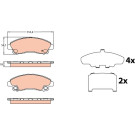 TRW | Bremsbelagsatz, Scheibenbremse | GDB3644 TRW | Bremsbelagsatz, Scheibenbremse | GDB3644