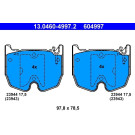 ATE | Bremsbelagsatz, Scheibenbremse | 13.0460-4997.2