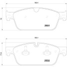 Brembo | Bremsbelagsatz, Scheibenbremse | P 50 112 Brembo | Bremsbelagsatz, Scheibenbremse | P 50 112