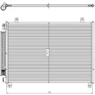 NRF | Kondensator, Klimaanlage | 350461