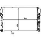 Mahle | Kühler, Motorkühlung | CR 513 000S