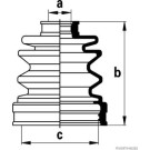 Herth+Buss Jakoparts | Faltenbalgsatz, Antriebswelle | J2888006