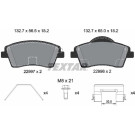 Textar | Bremsbelagsatz, Scheibenbremse | 2299701 Textar | Bremsbelagsatz, Scheibenbremse | 2299701