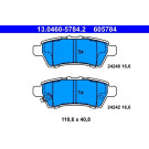 ATE | Bremsbelagsatz, Scheibenbremse | 13.0460-5784.2 ATE | Bremsbelagsatz, Scheibenbremse | 13.0460-5784.2