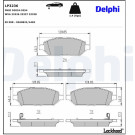 Delphi | Bremsbelagsatz, Scheibenbremse | LP3236 Delphi | Bremsbelagsatz, Scheibenbremse | LP3236