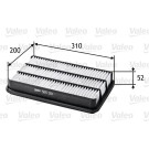 Valeo | Luftfilter | 585301