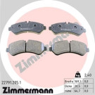 Zimmermann | Bremsbelagsatz, Scheibenbremse | 22791.205.1 Zimmermann | Bremsbelagsatz, Scheibenbremse | 22791.205.1