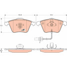 TRW | Bremsbelagsatz, Scheibenbremse | GDB1617