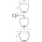 Brembo | Bremsbelagsatz, Scheibenbremse | P 85 054 Brembo | Bremsbelagsatz, Scheibenbremse | P 85 054