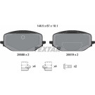 Textar | Bremsbelagsatz, Scheibenbremse | 2658801 Textar | Bremsbelagsatz, Scheibenbremse | 2658801