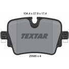 Textar | Bremsbelagsatz, Scheibenbremse | 2558501 Textar | Bremsbelagsatz, Scheibenbremse | 2558501