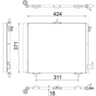 Mahle | Kondensator, Klimaanlage | AC 460 000S