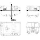 Mahle | Ausgleichsbehälter, Kühlmittel | CRT 237 000P