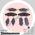 Zimmermann | Bremsbelagsatz, Scheibenbremse | 23340.170.1 Zimmermann | Bremsbelagsatz, Scheibenbremse | 23340.170.1