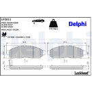 Delphi | Bremsbelagsatz, Scheibenbremse | LP2011 Delphi | Bremsbelagsatz, Scheibenbremse | LP2011