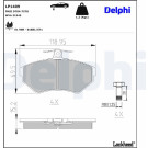Delphi | Bremsbelagsatz, Scheibenbremse | LP1409 Delphi | Bremsbelagsatz, Scheibenbremse | LP1409