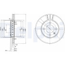 Delphi | Bremsscheibe | BG2982