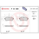 Brembo | Bremsbelagsatz, Scheibenbremse | P 44 028