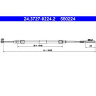 ATE | Seilzug, Feststellbremse | 24.3727-0224.2
