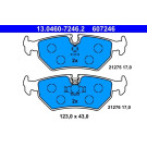 ATE | Bremsbelagsatz, Scheibenbremse | 13.0460-7246.2 ATE | Bremsbelagsatz, Scheibenbremse | 13.0460-7246.2