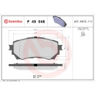Brembo | Bremsbelagsatz, Scheibenbremse | P 49 048 Brembo | Bremsbelagsatz, Scheibenbremse | P 49 048