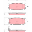 TRW | Bremsbelagsatz, Scheibenbremse | GDB3303 TRW | Bremsbelagsatz, Scheibenbremse | GDB3303