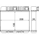 Mahle | Wärmetauscher, Innenraumheizung | AH 87 000S