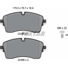 Textar | Bremsbelagsatz, Scheibenbremse | 2248503 Textar | Bremsbelagsatz, Scheibenbremse | 2248503