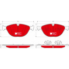 TRW | Bremsbelagsatz, Scheibenbremse | GDB1728DTE TRW | Bremsbelagsatz, Scheibenbremse | GDB1728DTE