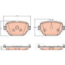TRW | Bremsbelagsatz, Scheibenbremse | GDB2191 TRW | Bremsbelagsatz, Scheibenbremse | GDB2191
