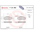 Brembo | Bremsbelagsatz, Scheibenbremse | P 23 092 Brembo | Bremsbelagsatz, Scheibenbremse | P 23 092